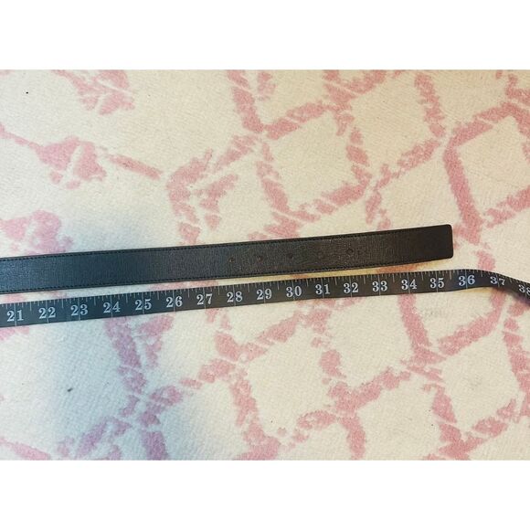 Fendi Monster Black & Gold Bug Eye Buckle Calf Skin Leather Belt Size 75 cm 30 i main image 7